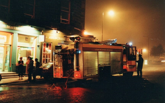 Fire 'The Flying Scotsman' Broughton St - 1980s